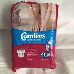 4T-5T Comfees  Pull Ups Diaper 1 Pack of 19